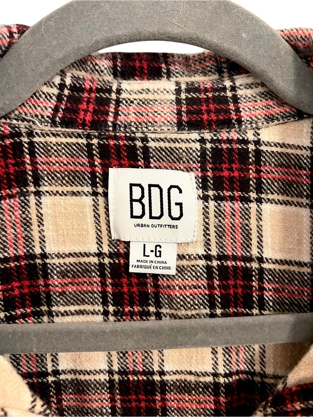 BDG Urban Outfitters Kaden Mixed Plaid Button-Down Shirt - Picture 7 of 13